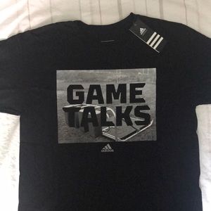 Black Adidas performance tee